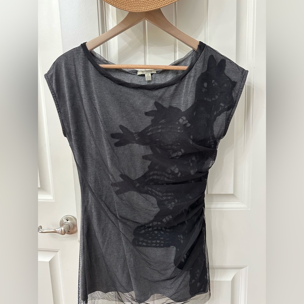 Stylish Gray Women's Top